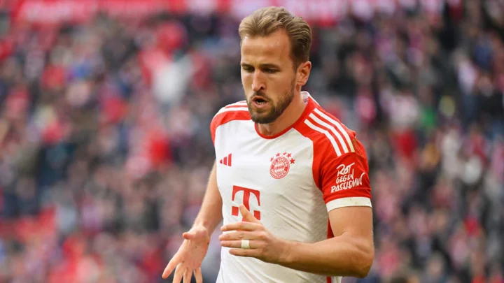 Harry Kane scores from inside his own half as Bayern destroy Darmstadt