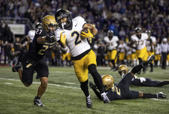 Appalachian State ends unbeaten run by No. 18 James Madison 26-23 in overtime