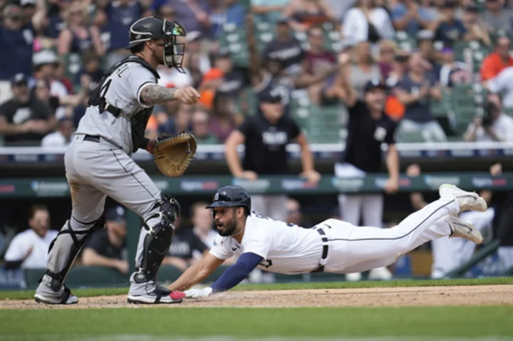 Haase's sacrifice fly helps Tigers to comeback win over White Sox, 6-5